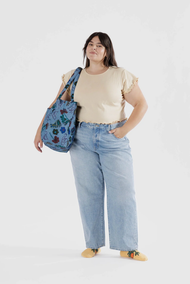 Baggu Cloud Carry-on - Digital Denim Birds – Vivid in Bellingen